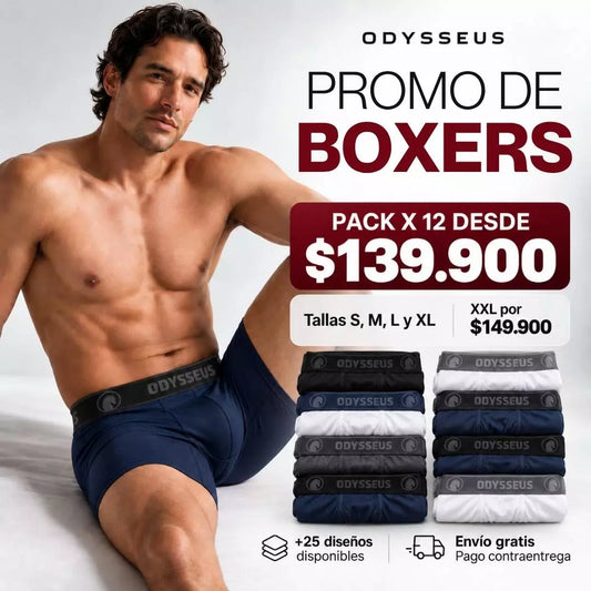 Promoción Boxers Pack de 12
